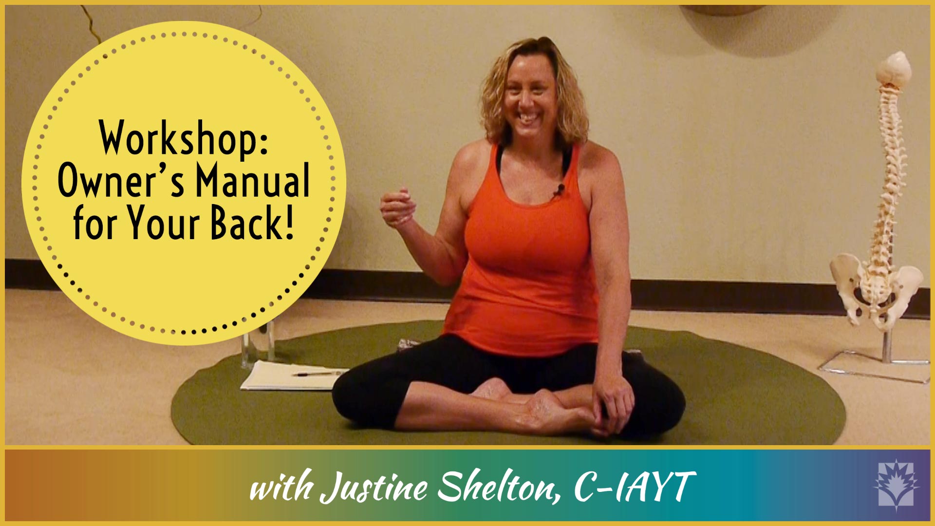Justine Shelton Owner's Manual for your Back