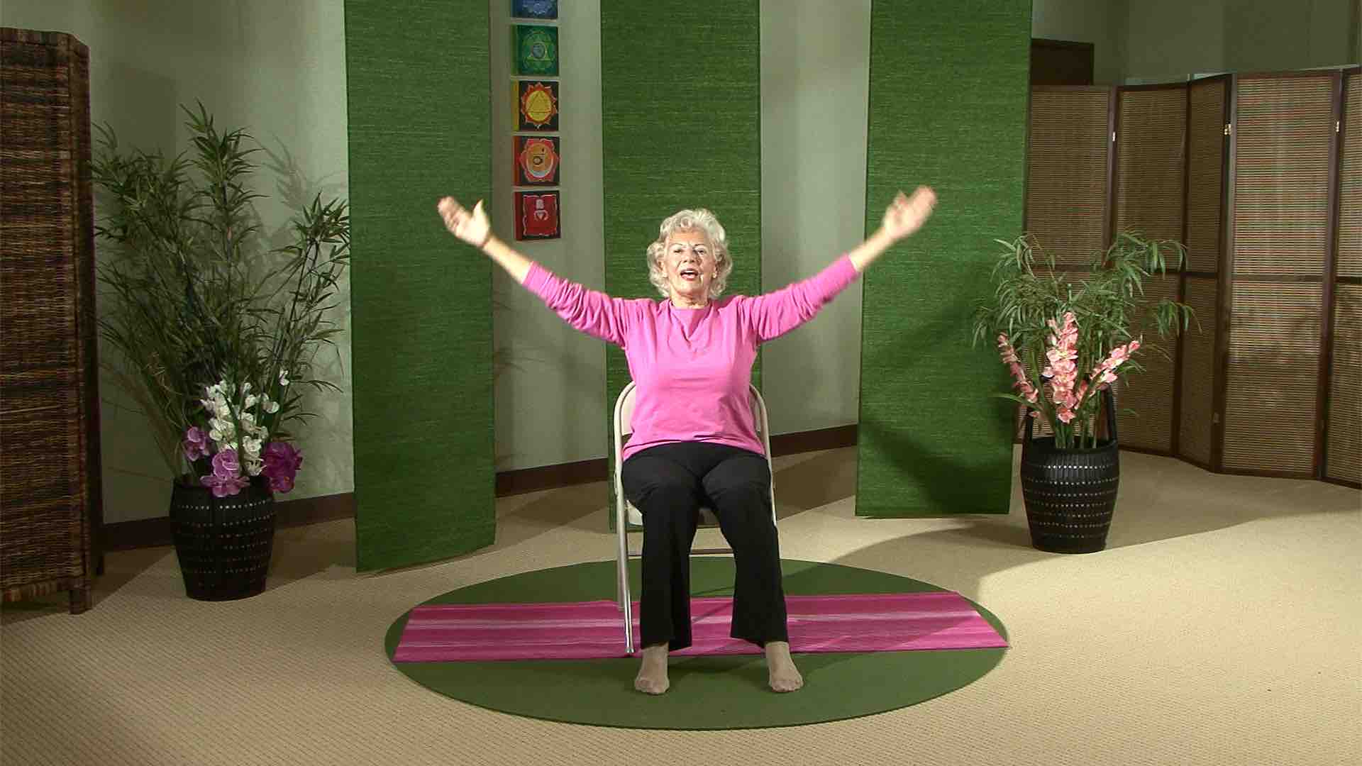 Paula Montalvo Seated Chair Yoga